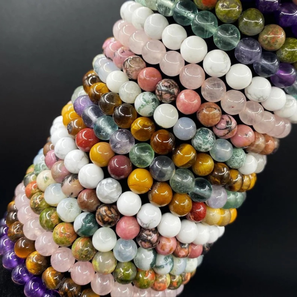 Crystal Bracelet Set of 9 - Picture 1 of 1